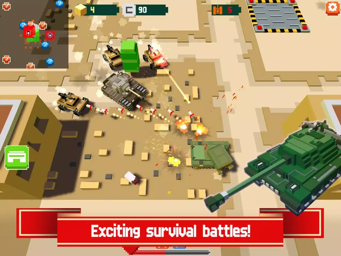 Tangkapan layar War Boxes Strike iPad 