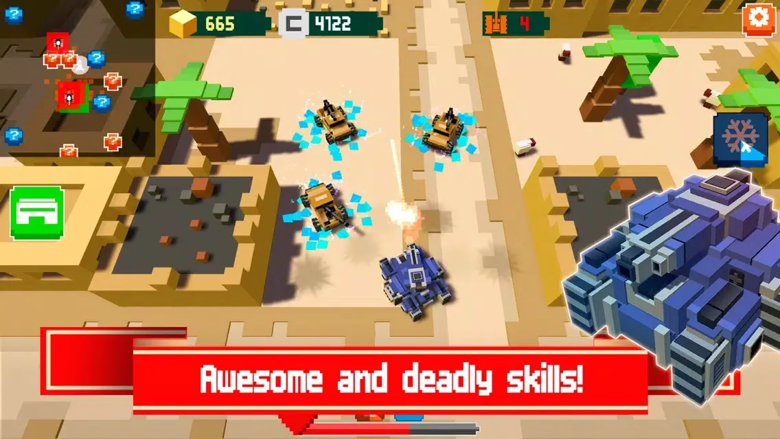Tangkapan layar War Boxes Strike