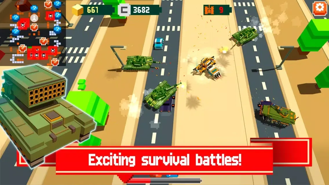 Tangkapan layar War Boxes Strike