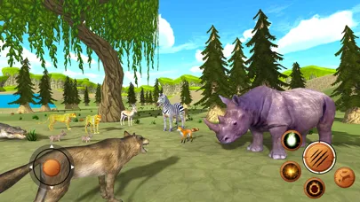 Tangkapan layar Wild Wolf Games Simulator