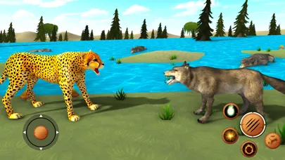 Tangkapan layar Wild Wolf Games Simulator