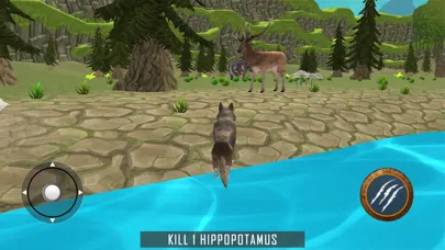 Tangkapan layar Wild Wolf Games Simulator
