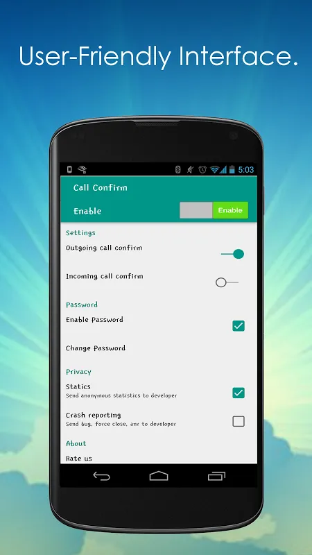 Call Confirm Ekran Görüntüleri
