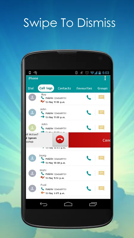 Call Confirm Ekran Görüntüleri