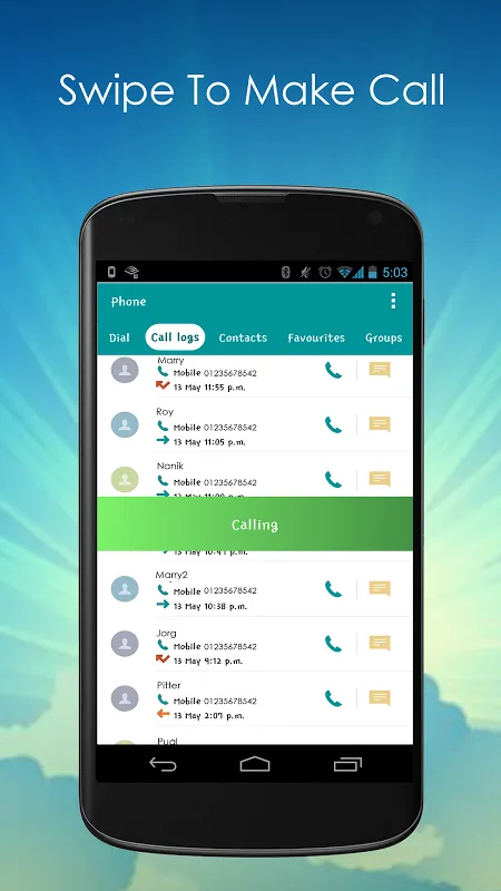 Call Confirm Ekran Görüntüleri