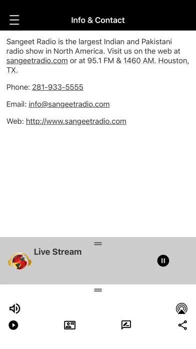 Sangeet Radio App Screenshots