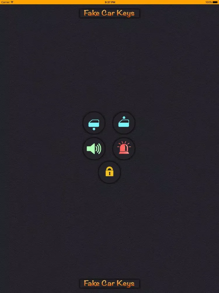 Car Key Alarm iPad  Screenshots