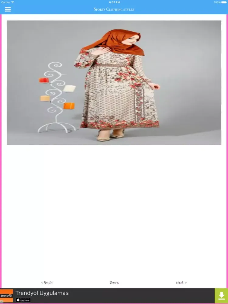 Capturas de tela do Hijab Clothes Style iPad 