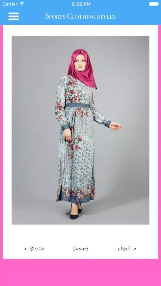 Capturas de tela do Hijab Clothes Style