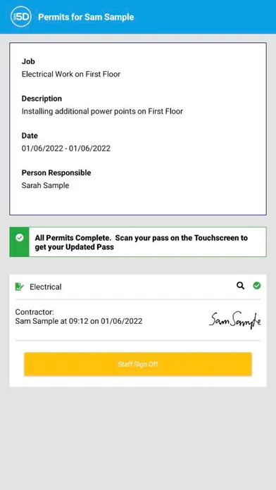 SGW 5D Permits স্ক্রিনশট