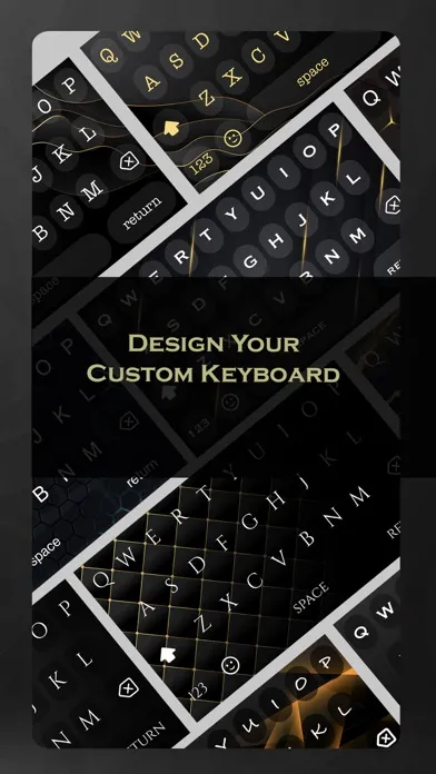 Black Keyboard Themes Design Screenshots