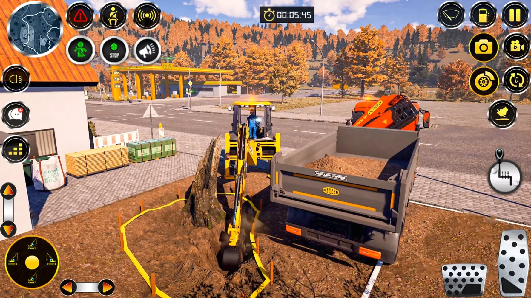 Sand Excavator JCB Truck 3D應用截圖