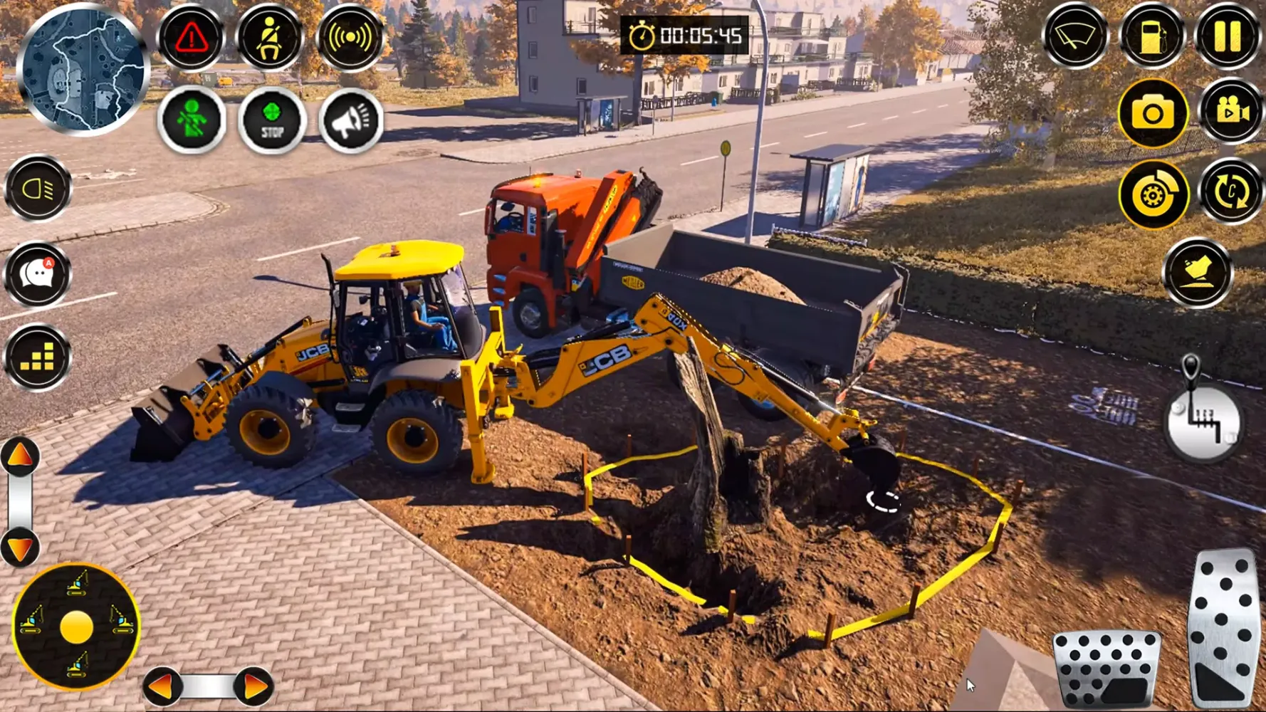 Sand Excavator JCB Truck 3D應用截圖