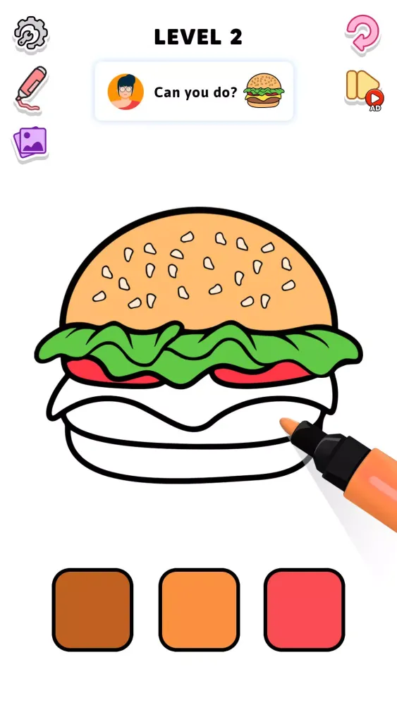 Coloring Page ASMR Drawing Screenshots
