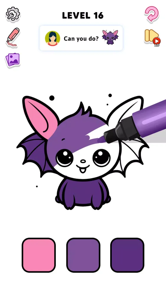 Coloring Page ASMR Drawing Screenshots