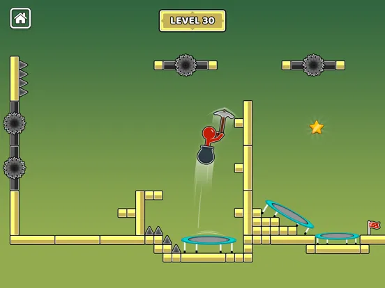Captures d'écran de Stickman Hammer climb iPad 
