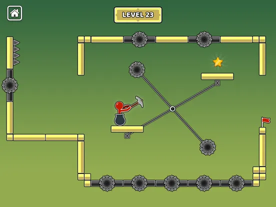 Captures d'écran de Stickman Hammer climb iPad 