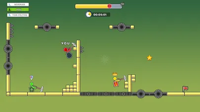 Captures d'écran de Stickman Hammer climb