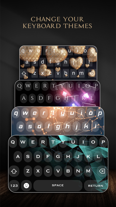Custom Keyboard Themes & Fonts 스크린샷