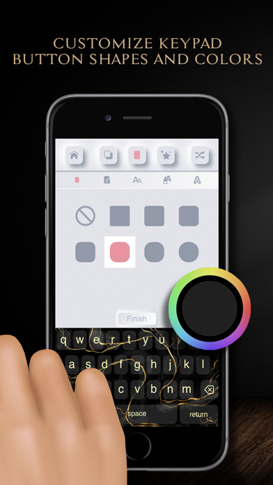 Custom Keyboard Themes & Fonts 스크린샷