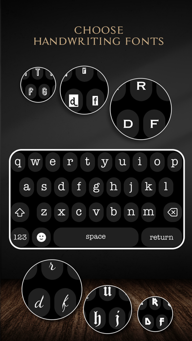Custom Keyboard Themes & Fonts 스크린샷