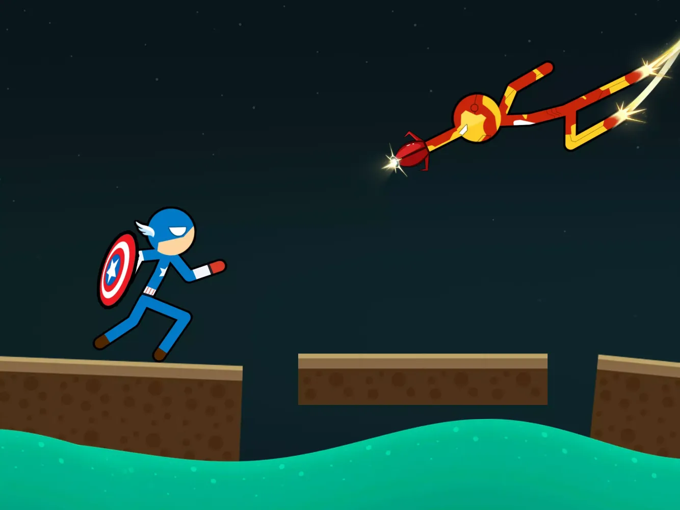 Stick-man Clash Fighting Game Screenshots