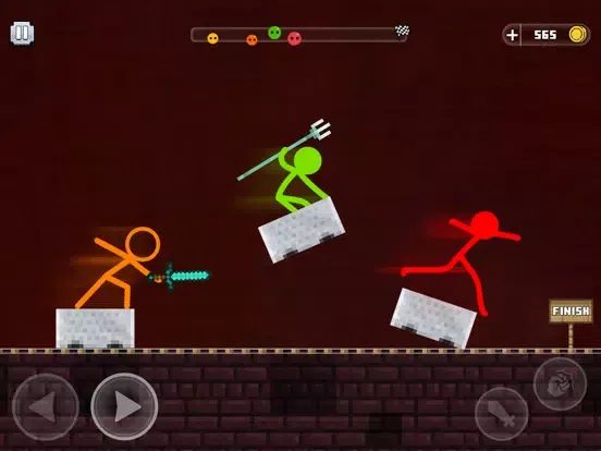Capturas de tela do Stickman Parkour Race & Jump iPad 