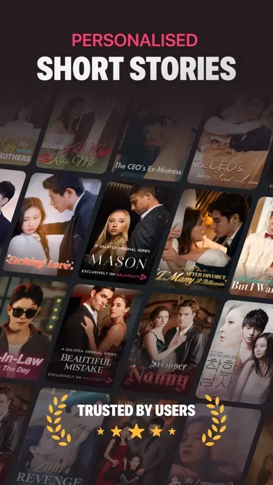 Capturas de pantalla de Drama Shorts.