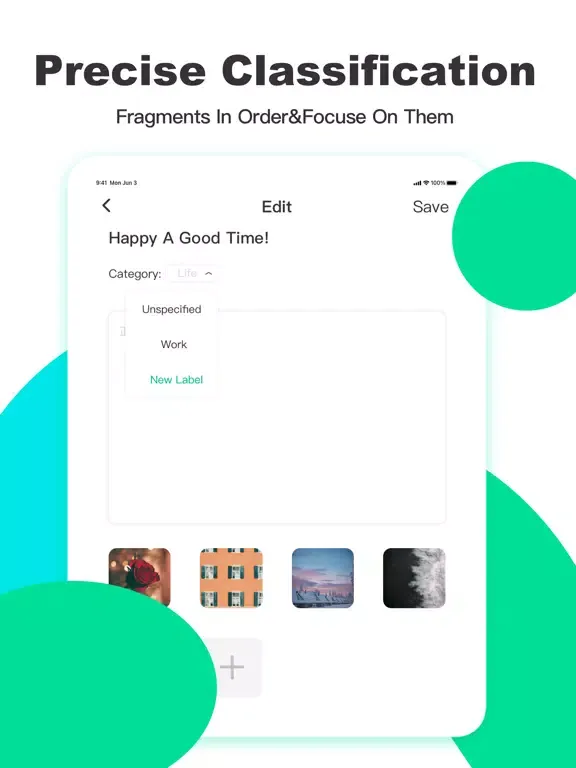 Zrzuty ekranu Note Card—Life Notes,PW Manage iPad 