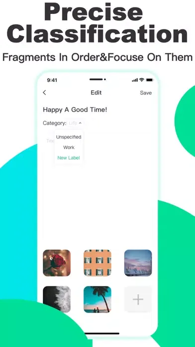 Zrzuty ekranu Note Card—Life Notes,PW Manage