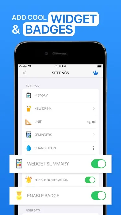 Скриншоты Water Now: Daily Drink Tracker