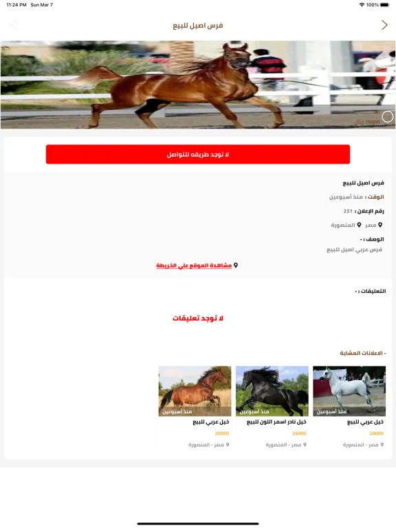 Скриншоты مزاد الخيل iPad 