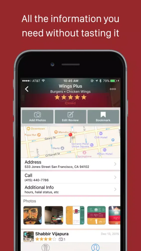 Zrzuty ekranu Namak - Halal Food Finder