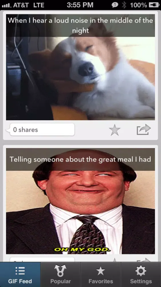 The GIFs App Screenshots