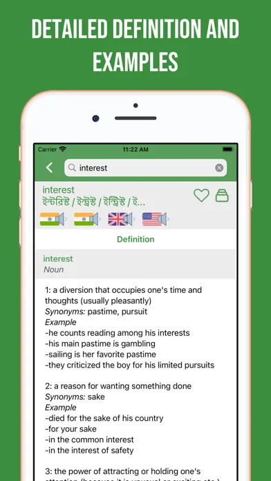 Screenshot di Bengali - English Dictionary