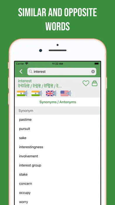 Screenshot di Bengali - English Dictionary