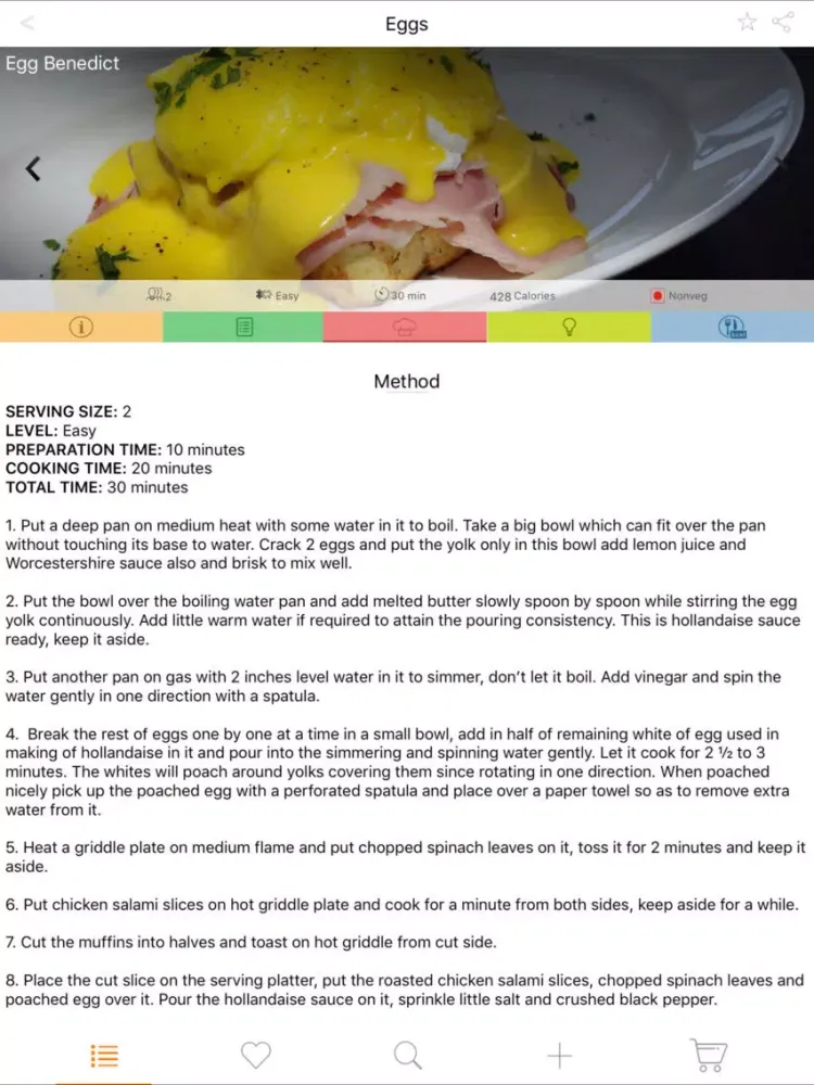 Healthy Breakfast Recipes & Brunch Recipes iPad  स्क्रीनशॉट