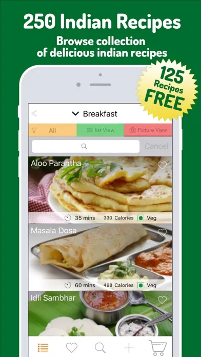Popular Indian Recipes スクリーンショット