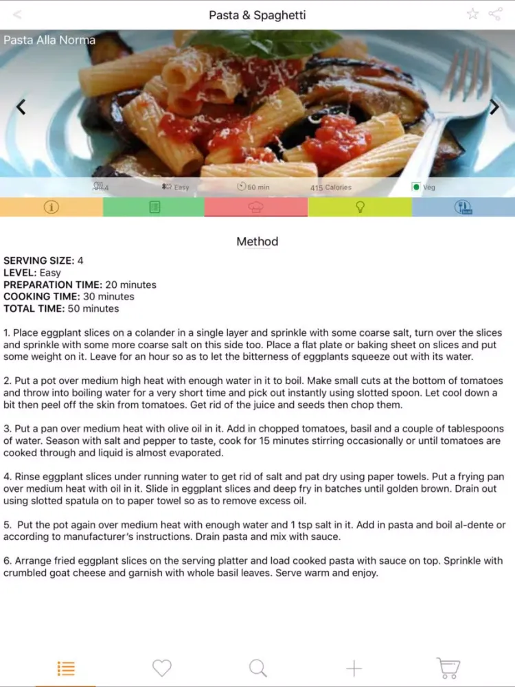 Скриншоты 150 Italian Recipes iPad 