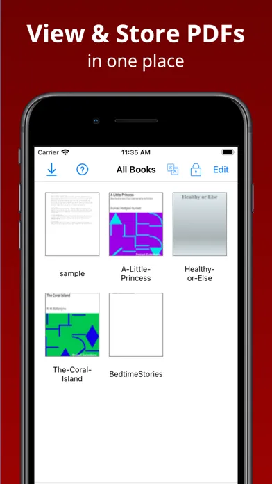 Скриншоты Simple PDF Reader App