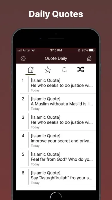 Islam & Muslim Quotes Daily Screenshots