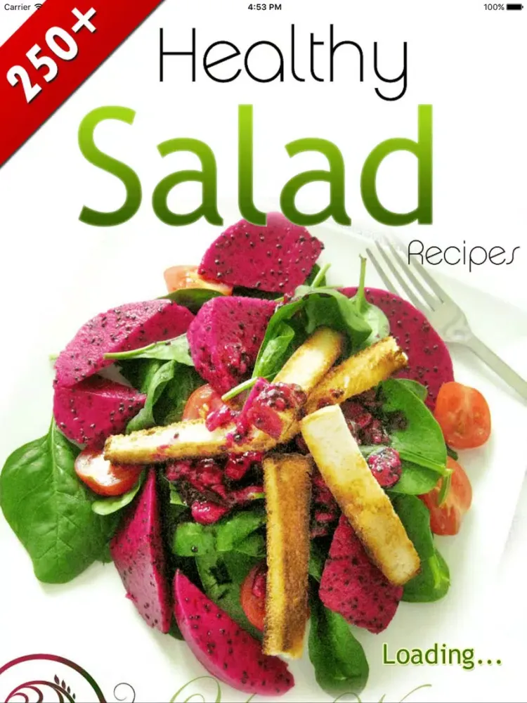 Capturas de tela do 200+ Healthy Salad Recipes - Vegetable, Chicken, Seafood, Pasta, Diet Salads & more iPad 