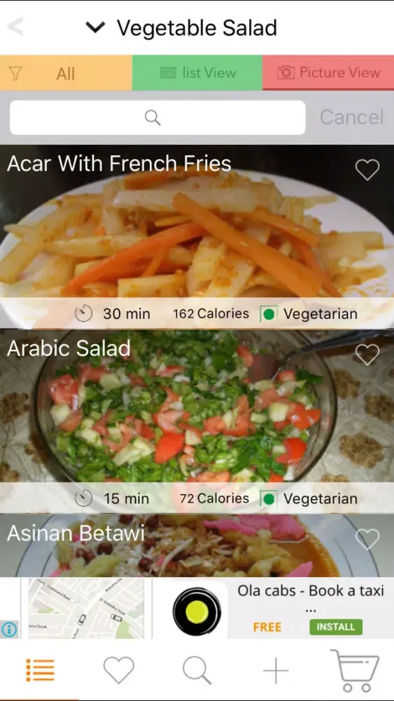 Capturas de tela do 200+ Healthy Salad Recipes - Vegetable, Chicken, Seafood, Pasta, Diet Salads & more