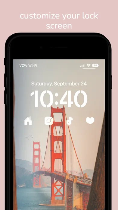 Capturas de tela do Top Four - Lock Screen Widgets