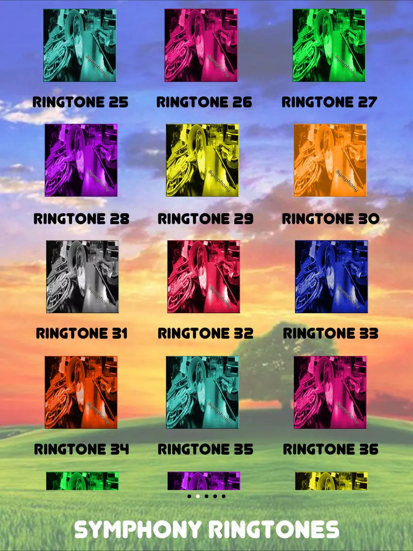تصاویر Symphony Sound Ringtones iPad 