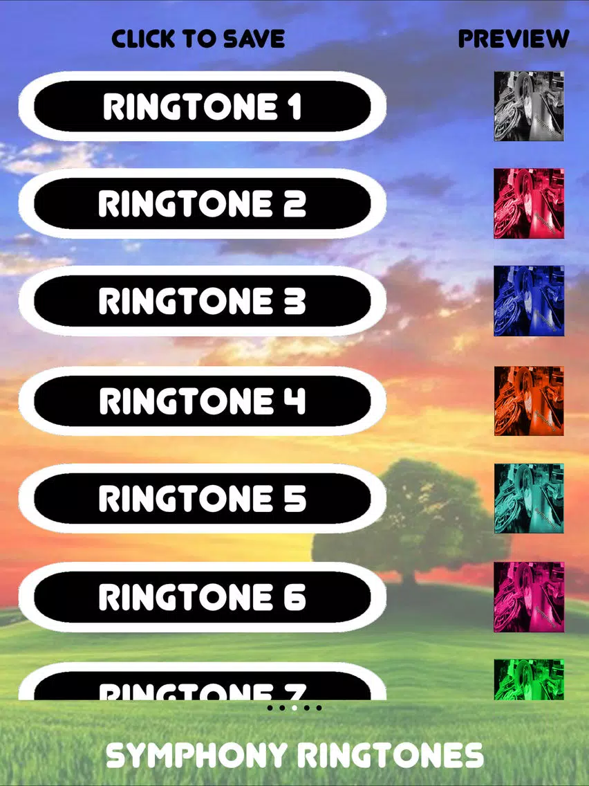 تصاویر Symphony Sound Ringtones iPad 