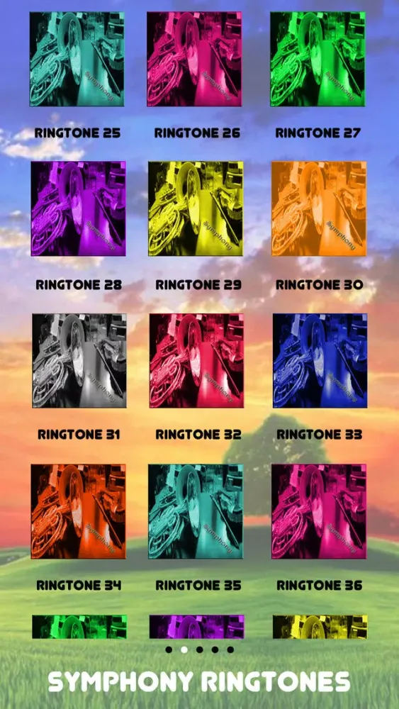 Screenshot di Symphony Sound Ringtones