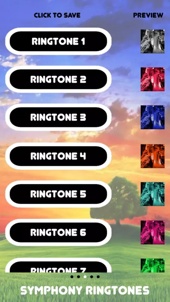 Screenshot di Symphony Sound Ringtones