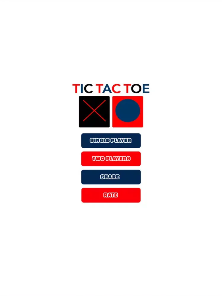 Zrzuty ekranu July 4th Tick Tack Toe iPad 