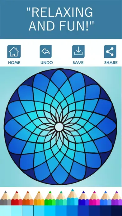 Zrzuty ekranu Mandala Coloring Book!
